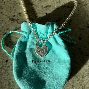 Tiffany & Co. Silver Love Heart Pendant